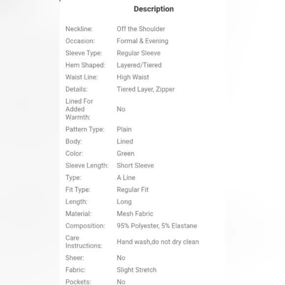 Faeriesty Off Shoulder Tulle Layered Dress In Pale Green - Picture 10 of 10